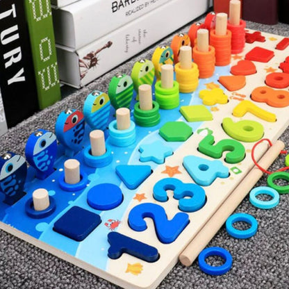 Montessori Math Activity Board for Toddlers