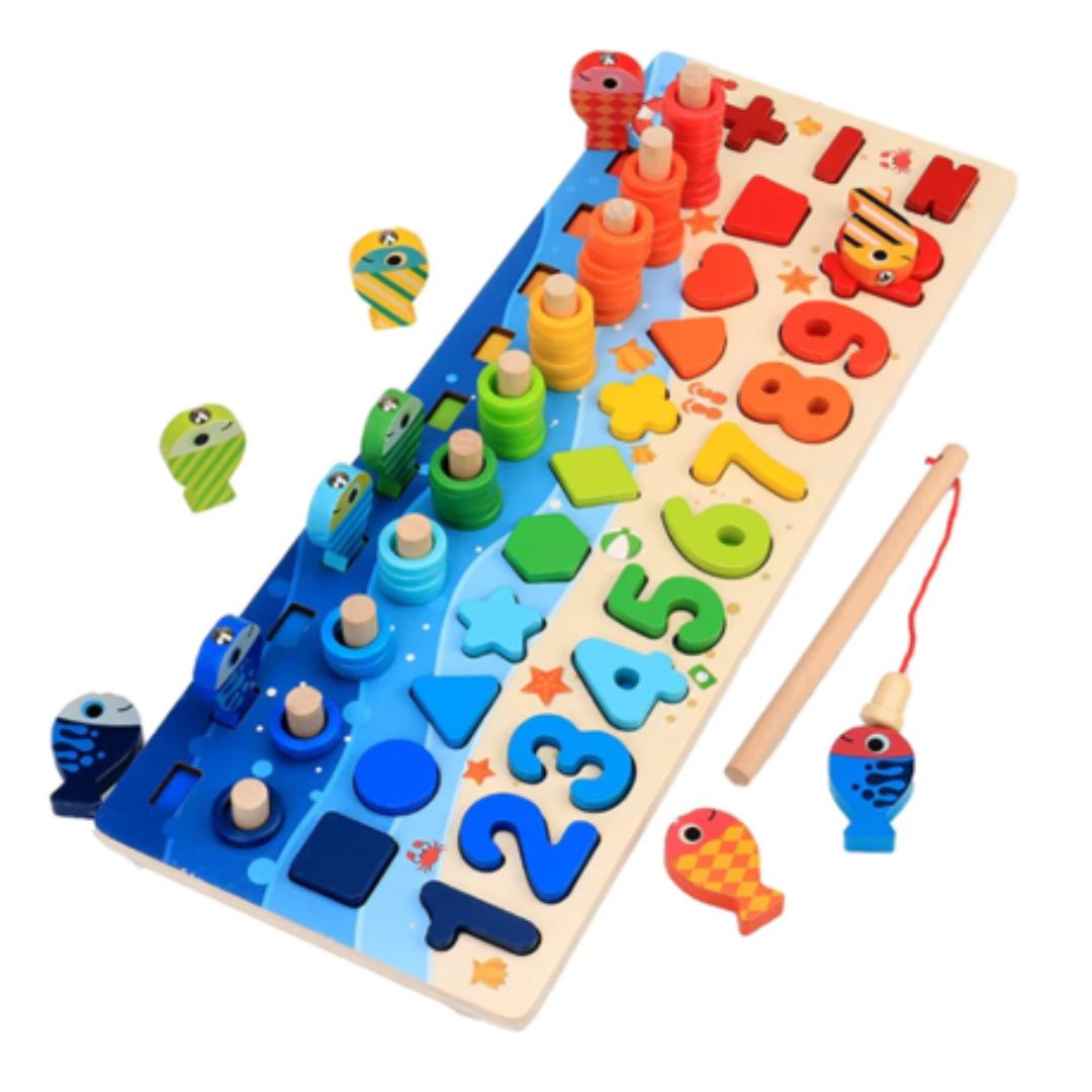 Montessori Math Activity Board for Toddlers