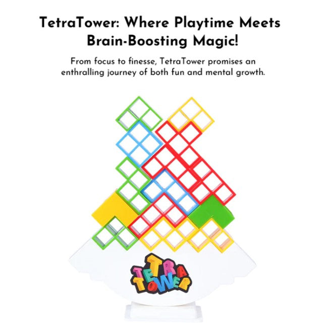 TetraTower™ Stacking Balance Game