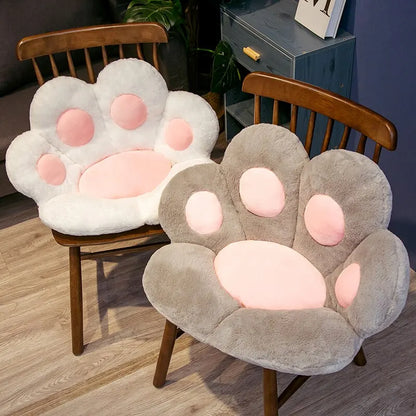 Cuddly Kawaii Cat Paw Plush Cushion